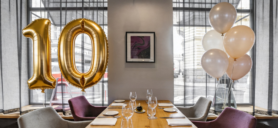 10 years with you at one table